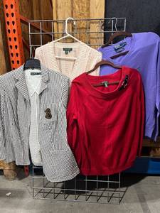 lot 1622 image: Ralph Lauren womens tops mostly size 2XL