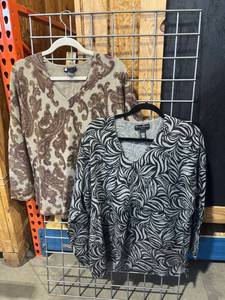 lot 1639 image: Carole Little and other womans tops size 2XL