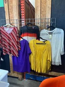 lot 1649 image: Lucky Brand and other Womens tops sizes 2XL