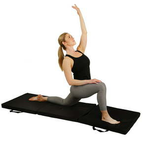 lot 2330 image: Sunny Health &amp Fitness Thick Tri-Fold Exercise Yoga Mat