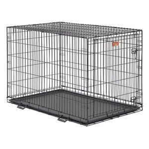 lot 9520 image: MidWest Homes for Pets Single Door iCrate Metal Dog Crate