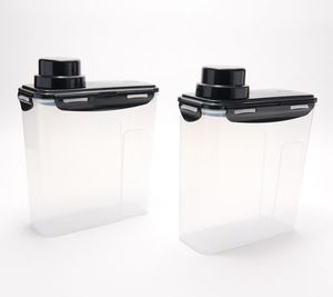 lot 2985 image: Retail - $22.00 LocknLock Pantry Storage Containers (2 COUNT)
