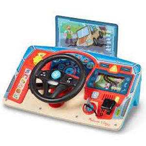 lot 2329 image: Melissa & Doug Toy Steering Wheel