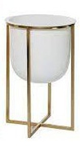 lot 2344 image: Cosmo Living Metal Planter w Stand