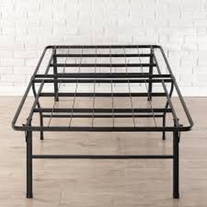 lot 8997 image: Metal Bed Frame Platform Heavy Duty Steel Slat Box Spring