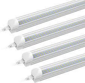 lot 9517 image: T8 LED Tube Light Fixtures (4 COUNT)