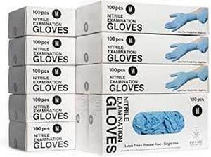 lot 3787 image: Empire Nitrile Examination Gloves (10 BOXES)