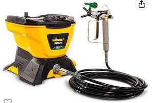 lot 68033 image: Wagner 0580678 Control Pro 130 Power Tank Paint Sprayer, High Efficiency Airless with Low Overspray, USED