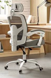 lot 68054 image: Ergonomic Office Chair, Reclining High Back Mesh Chair, Computer Desk Chair, Swivel Rolling Home Task Chair with Lumbar Support