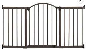 lot 68058 image: Summer Metal Expansion 6-Foot-Wide Extra Tall Walk-Thru Baby Gate, Bronze Finish �� 36�� Tall, Fits Openings of 44�� to 72�� Wide, Baby and Pet Gate for Extra Wide Doorways