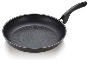 lot 68064 image: Happycall Titanium Nonstick Frying Pan, Grey, 13 Inch