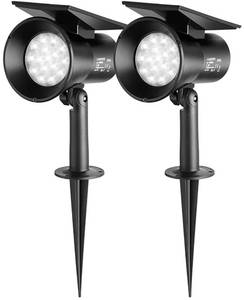 lot 68082 image: CONERIFE Solar Outdoor Lights, Solar Spot Lights Outdoor Garden IP65 Waterproof, 2 Pack Wireless Wall Lights, Dark Sensing Auto OnOff Solar Landscape Lights for Path Driveway Porch Walkway