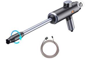lot 68083 image: Baseus Cordless Pressure Washer, 50W Portable Electric Power Washer for CarFencesPatiosGarden