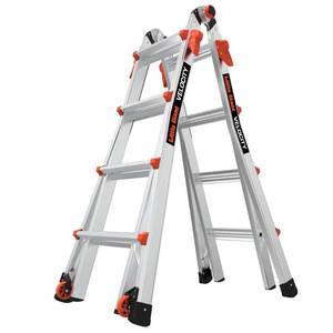 lot 68113 image: Little Giant Ladder Systems 300 lb ANSI Type IA Aluminum Ladder Gray