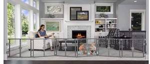 lot 68116 image: Regalo Plastic 192-Inch Super Wide Adjustable Baby Gate and Play Yard, 2-In-1, Bonus Kit, Includes 4 Pack of Wall Mounts
