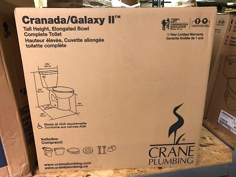 lot 1007 image: Crane Cranata Galaxy toilet, New In Box