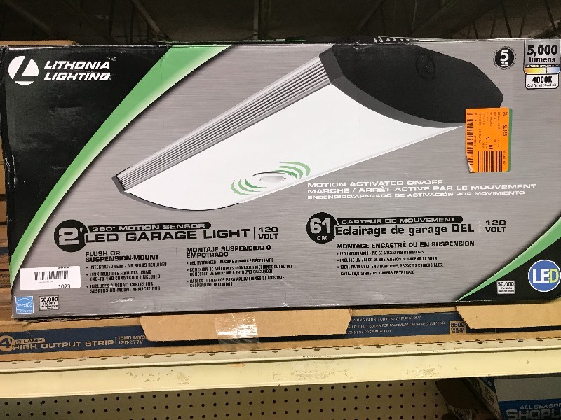 lot 1023 image: Lithonia Lighting LED Garage Light- Motion Activated