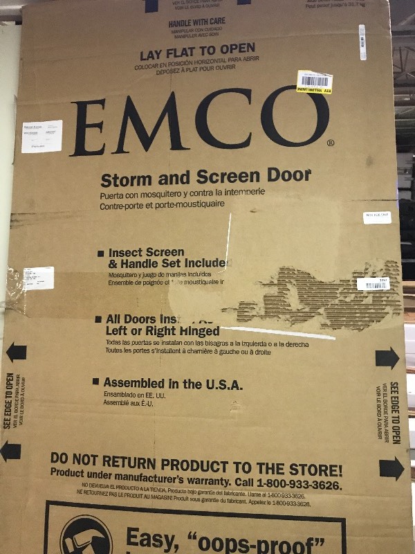 lot 1037 image: EMCO Storm and Screen Door