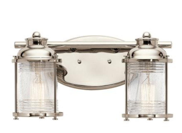 lot 1053 image: Kichler 2 Lamp Light Fixture