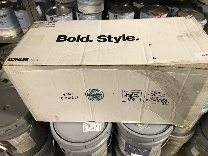 lot 1068 image: KOHLER Sink Pedestal- New In Box