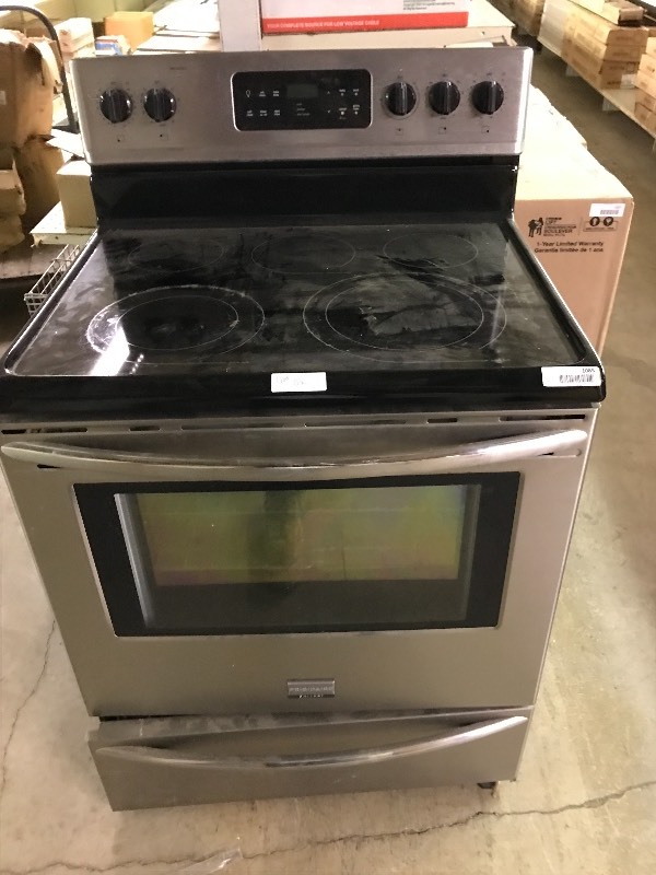 lot 1085 image: FRIGIDAIRE Electric StoveOven, Stainless