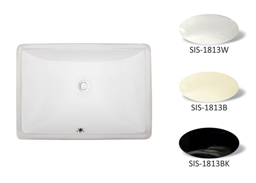 lot 1070 image: Stone Brand  Lavatory Sink - White - New In Box