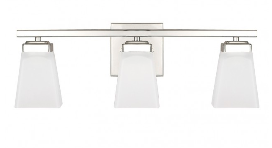 lot 1081 image: Homeplace Lighting 3 Light Vanity Set