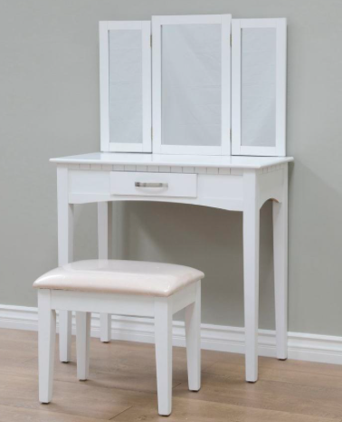 lot 1098 image: MEGA HOME 3 Piece Vanity Set