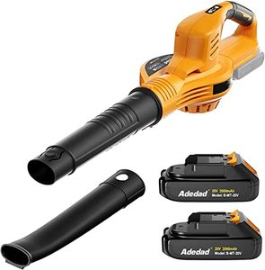 lot 14530 image: Adedad Cordless Leaf Blower with 2 Batteries and Charger 150 MPH, 2.0AH Battery