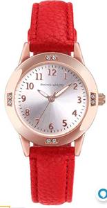 lot 14540 image: GirlsWomens Watch, Simple Japanese Movement Casual Leather Band