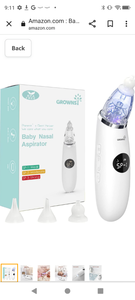 lot 14552 image: Grownsy Baby Nasal Aspirator