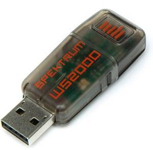 lot 14565 image: Spektrum Ws2000 Wireless USB RC Flight Simulator Dongle, SPMWS2000 , Black