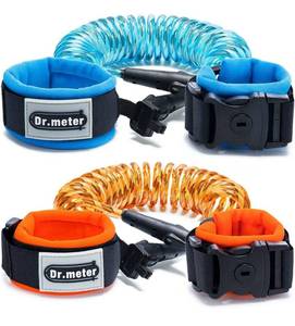 lot 14571 image: Dr.meter 2 Pack Toddler Safety Leash with Key Lock, Reflective Child Walking Harness, 8.2ft Blue  4.92ft Orange