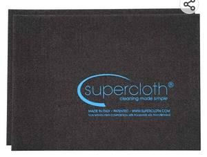 lot 26598 image: Lot of 2 Supercloth - World Famous Household Cleaning Cloth and Dusting Cloth Made in Italy - Full Size, 2 Pack