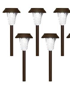 lot 26603 image: Retail - $97.00 Energizer 8-Piece Solar Pathway Light Set