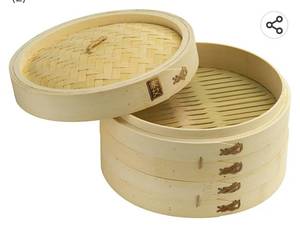 lot 26613 image: Joyce Chen 26-0013, 10-Inch Bamboo Steamer