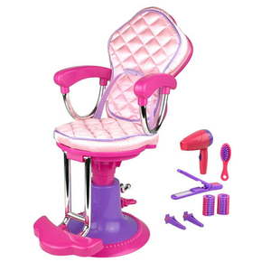 lot 26623 image: Click N Play Doll Salon Chair And Accessories. Perfect For 18 inch American Girl Dolls