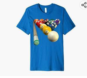 lot 26648 image: 8-Ball Pool Team Bar League Billiards Men Women Premium T-Shirt 3XL