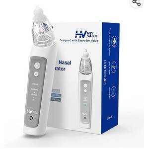 lot 26654 image: Baby Nasal Aspirator  Nose Sucker for Baby  Baby Nose Cleaner  Electric Nasal Aspirator for Toddler, Rechargeable with Music Function Adjustable Volume