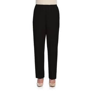 lot 31355 image: Alfred Dunner Plus Size Classic Pull-On Straight-Leg Regular Length Pants