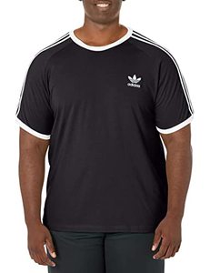 lot 31429 image: adidas Originals,mens,3-Stripes Tee,Black,Large