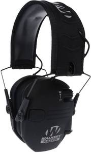 lot 14583 image: Walkers Razor Slim Ultra Low Profile Compact Design Adjustable Range Shooting Hunting Hearing Protection Electronic Earmuffs