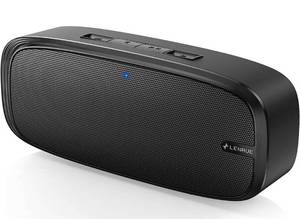 lot 14591 image: LENRUE Bluetooth Speaker, Wireless Portable Speaker with Loud Stereo Sound, Rich Bass, 12-Hour Playtime, Built-in Mic. Perfect for iPhone, Samsung and More