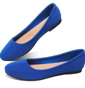 lot 20939 image: Obtaom Round Toe Women Ballet Flats Size 8