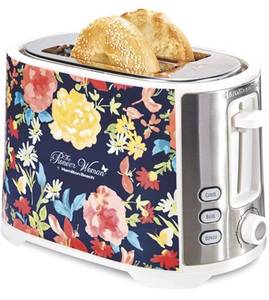 lot 20954 image: The Pioneer Woman Fiona Floral Extra-Wide Slot 2-Slice Toaster, Bread Toaster, Best Toaster High-Lift Toast Boost