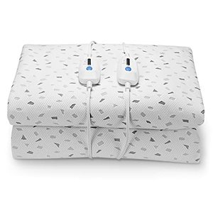 lot 26669 image: Heated Mattress Pad Queen Size 60x80, Electric Underblanket Mattress Cover Bed Warmer Fit up to 15 Deep Pocket, Dual Control with 4 Heat Settings, Auto Off & Fast Heating & Machine Washable