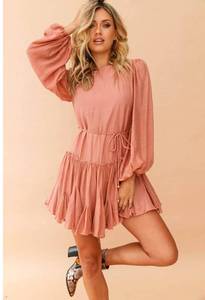lot 26699 image: Dusty Pink Long Sleeves Romper Size XL