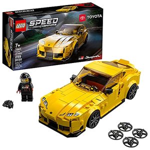 lot 26726 image: LEGO Speed Champions Toyota GR Supra 76901 Building Toy Set for Kids, Boys, and Girls Ages 7 (299 Pieces)