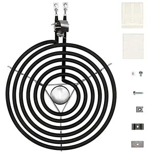lot 31435 image: WB30X348 Electric Stove Burners Replacement 8 2350W By TOP-HEATER Upgraded 235217 Range Burner replacement Part Fit GE Hotpoint RCA Electric Range, 1Pack