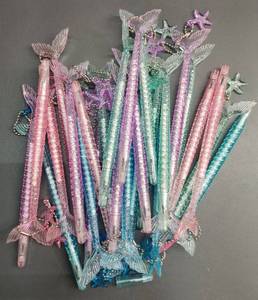lot 31437 image: Lot of 24 Mermaid Black Pens- Super Cute